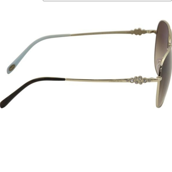 Tiffany & Co TF3052 Aviator Crystal Polorized Sunglasses Designer Luxury #60 - Picture 2 of 16